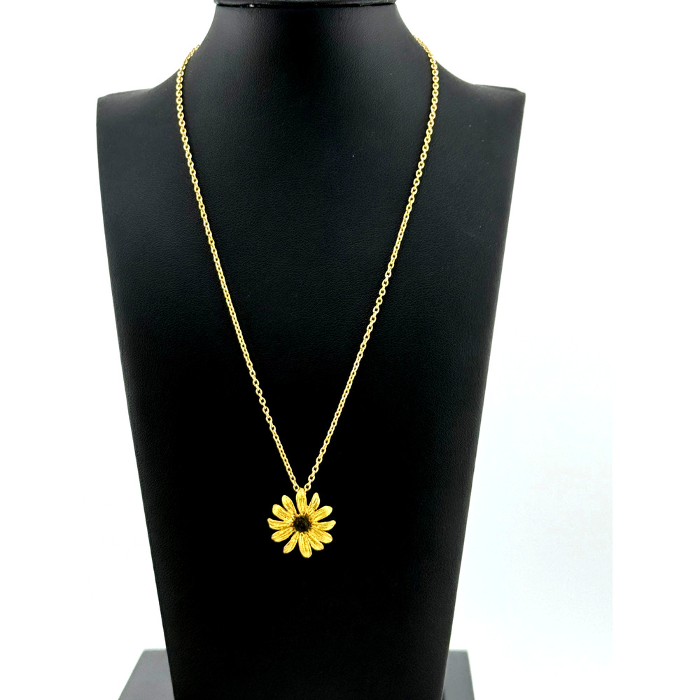 Michael Michaud Black-Eyed Susan Dainty Pendant Necklace